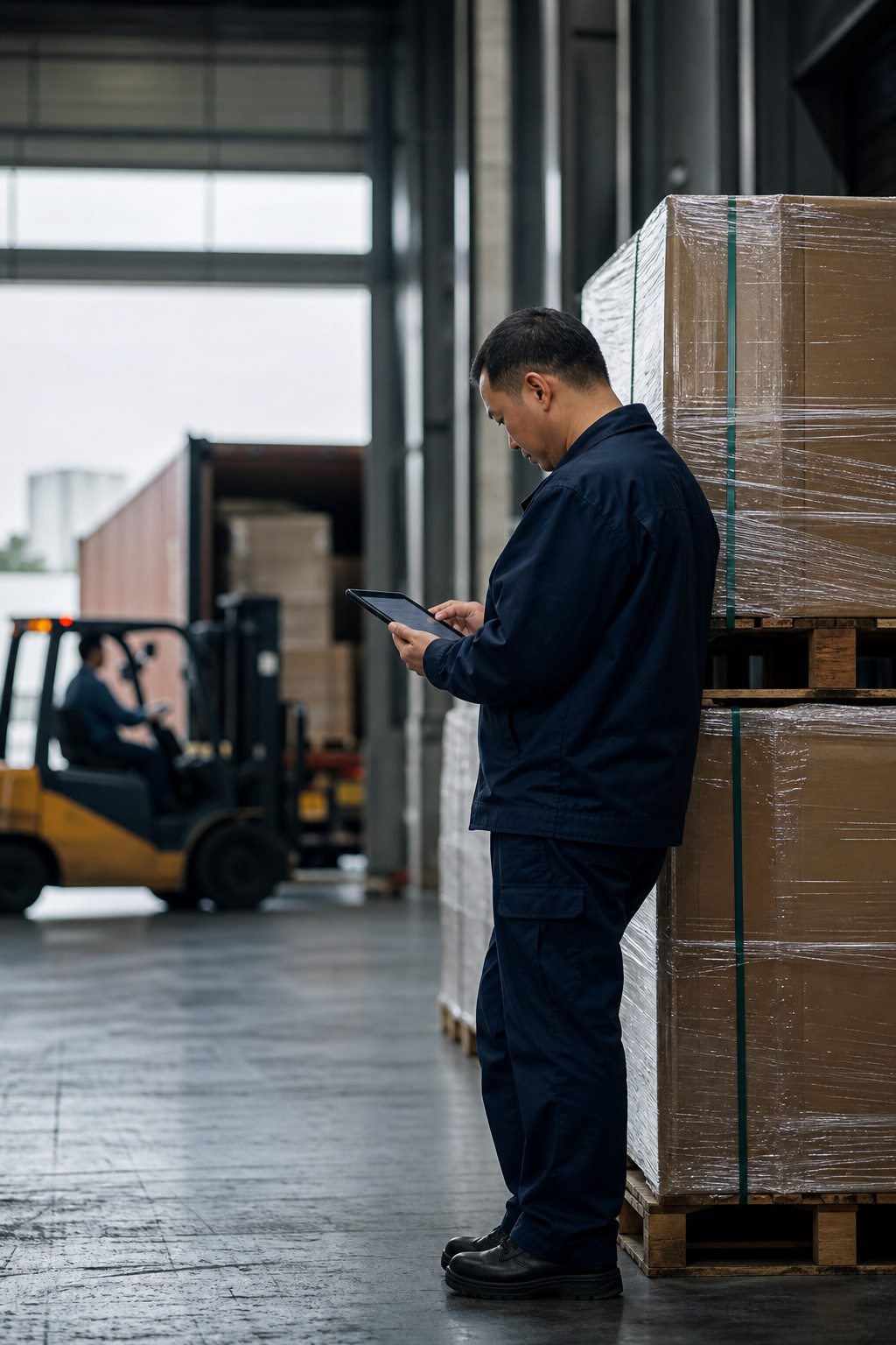 Coordination of an international logistics operation